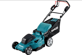 Аккумуляторная газонокосилка Makita DLM481Z • 18V X2 LXT • 860 Вт • 48 см • травосборник 62 л • привод 2.5-5 км/ч • 4в1 • XPT