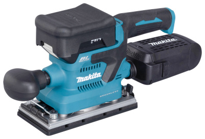 Аккумуляторная вибрационная шлифовальная машина Makita DBO381ZU • 18V LXT • BL • XPT • AWS