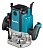 Сетевой погружной фрезер Makita RP1802FX02 • 1850 Вт • 23000 об/мин • глубина погружения 0-70 мм • цанга 12 мм
