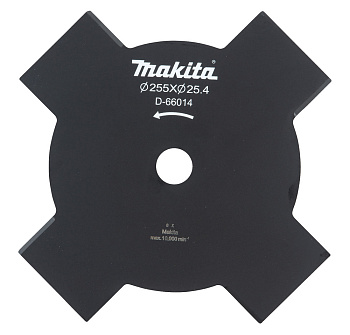 Нож для травы, 4 зуба, d- 255x25,4мм Makita