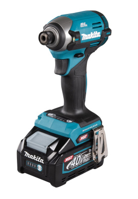 Аккумуляторный ударный шуруповерт Makita TD003GA201 • 40V XGT • BL • XPT • 1/4 • 210 Нм • 4+1 Т режим