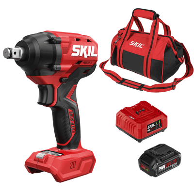 Набор: Акк. гайковерт SKIL IW6720, CLASSIC+АКБ(2Ач)+ЗУ(2.4A)+ сумка