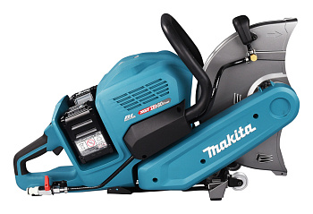 Аккумуляторный резчик Makita CE001GZ • 2x36V XGT • BL • d-355x25.4 мм • рез 127 мм • 5300 об/мин • набор для подачи воды • AFT • WG