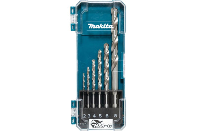 Набор сверл HSS-G 6 шт. Makita • 2,3,4,5,6,8 мм