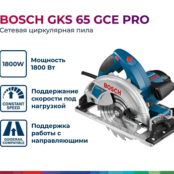 Пилы дисковые GKS 65 GCE