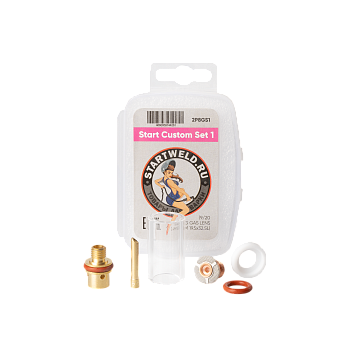Start Custom Set 1 (9/20 TIG GAS LENS 2.4MM 2P8GS1 19.5*32.5L)