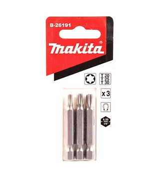Насадка T20/T25/T30, 50 мм, E-form (MZ), 3 шт. Makita