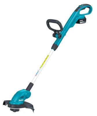 Аккумуляторный триммер Makita DUR181SY • 18V LXT • 2в1 триммер/кромкорез • d-26 см • в комплекте BL1815N DC18SD