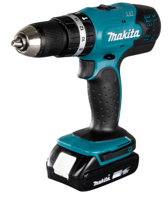 Аккумуляторная ударная дрель-шуруповерт Makita DHP453RFE • 18V LXT • 42 Нм • 0-1300 об/мин