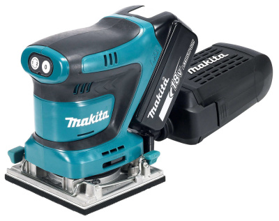 Аккумуляторная вибрационная шлифовальная машина Makita DBO484Z • 18V LXT • BL • 114x140 мм