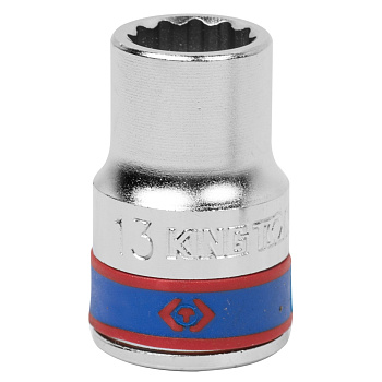 Головка торцевая стандартная двенадцатигранная 1/2", 13 мм KING TONY 433013M Головка торцевая стандартная двенадцатигранная 1/2", 13 мм KING TONY 433013M