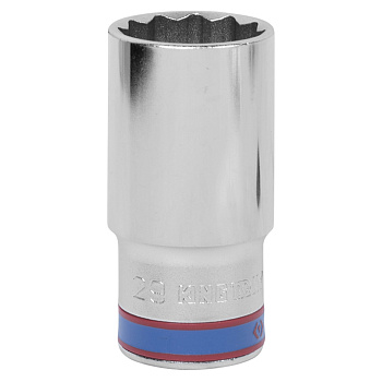 Головка торцевая глубокая двенадцатигранная 1/2", 29 мм KING TONY 423029M Головка торцевая глубокая двенадцатигранная 1/2", 29 мм KING TONY 423029M