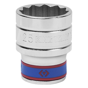 Головка торцевая стандартная двенадцатигранная 1/2", 25 мм KING TONY 433025M Головка торцевая стандартная двенадцатигранная 1/2", 25 мм KING TONY 433025M