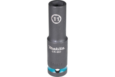 Ударная удлиненная торцовая головка Impact Black 1/2" 11x81,5 мм Makita