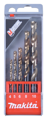Набор сверл M-force 5 шт. Makita • 4,5,6,8,10 мм