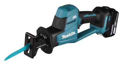 Аккумуляторная сабельная пила Makita DJR189Z • 18V LXT • BL • ход 22 мм • рез 255 мм • XPT