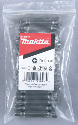 Насадка PH2, 50 мм, E-form (MZ), 50 шт. Makita