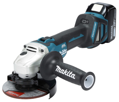 Аккумуляторная УШМ Makita DGA511RT • 18V LXT • 125 мм • 3000-8500 об/мин