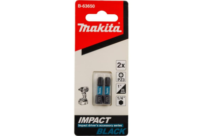 Насадка Impact Black PZ3, 25 мм, C-form, 2 шт. Makita