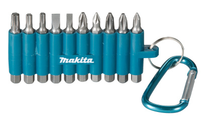 Набор насадок 10 шт. подвесной (в резиновом холдере с карабином) Makita