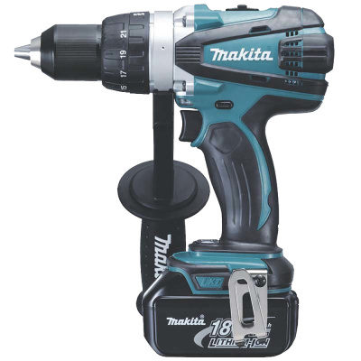 Аккумуляторная дрель-шуруповерт Makita DDF458RFE • 18V LXT • 91 Нм • 2000 об/мин