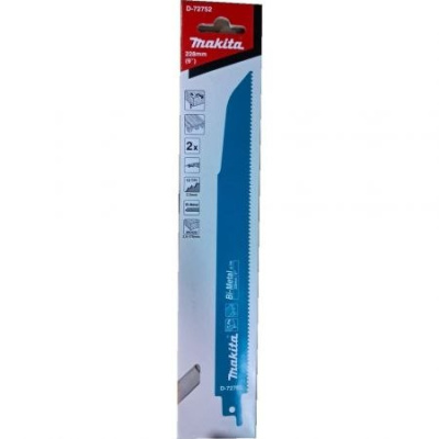 Сабельная пилка для древесины с гвоздями 228x1,25x10TPI, 2 шт. Makita