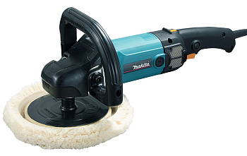 Сетевая полировальная машина Makita 9237CB • 1200 Вт • 180 мм • 0-3200 об/мин