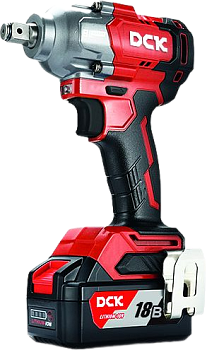 Гайковерт аккум ударный бесщеточный DCK KDPB488,18В, 1/2 ", 2*5А/ч 488нм