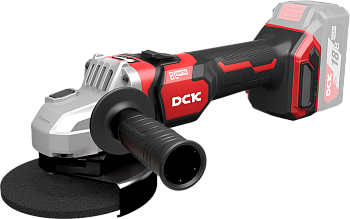 Машина шлифовальная аккумуляторная угловая бесщеточная DCK KDSM04-125 , 125мм, 18В, 9000 об/мин, без